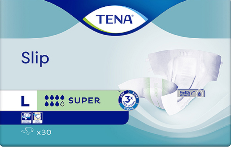 Tena підгузники для дорослих Slip Super Large 90-145см 30шт